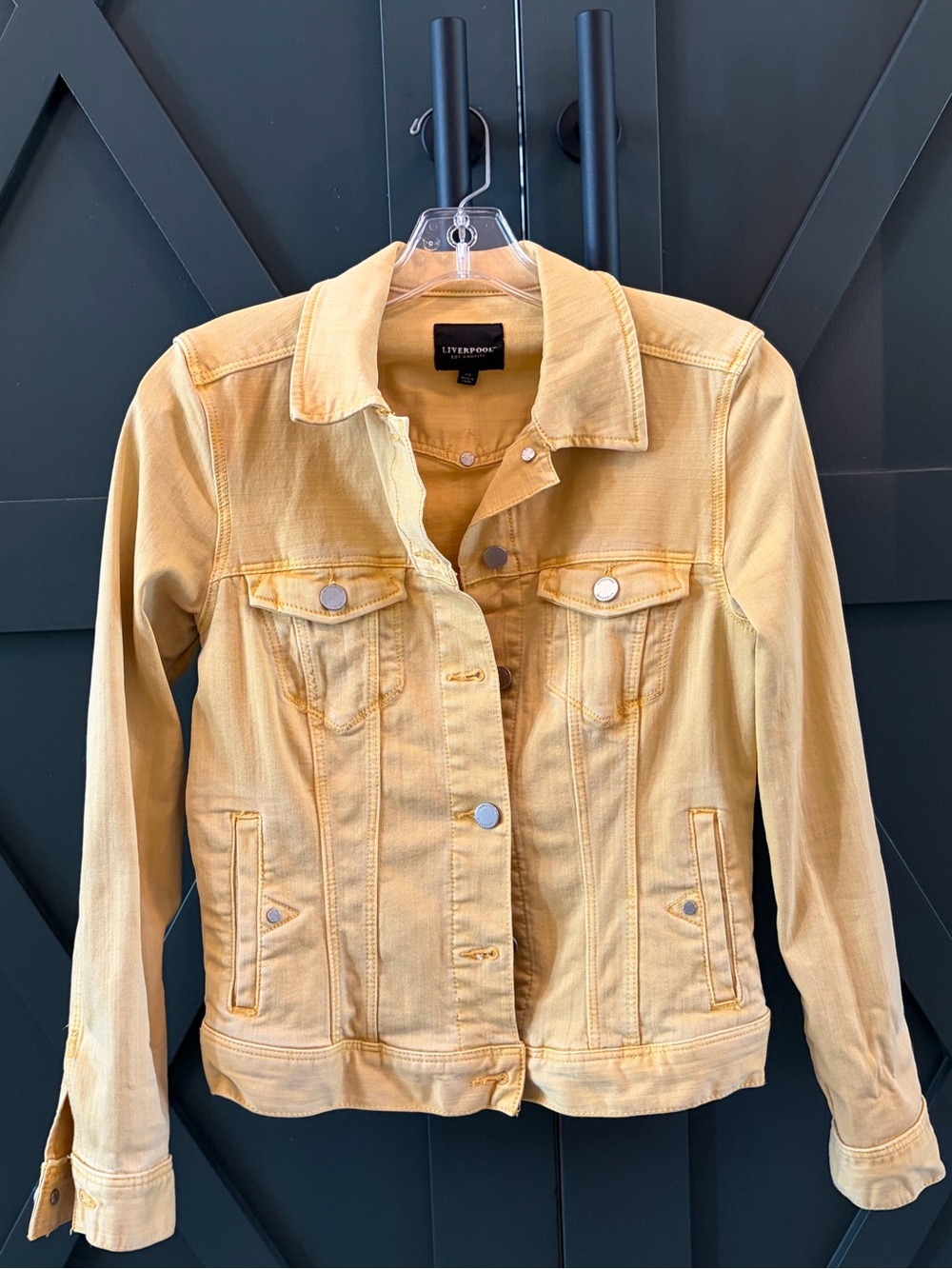 Liverpool Women's Yellow Denim Jacket